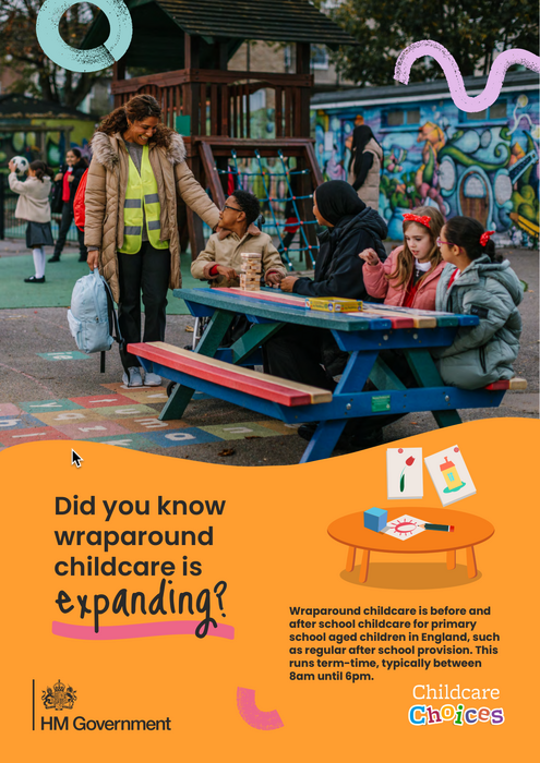 Wraparound childcare digital leaflet